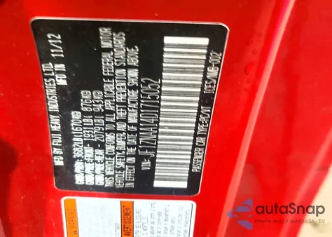 2013 Scion Fr-S Base из США, поврежденный, VIN JF1ZNAA14D1715052